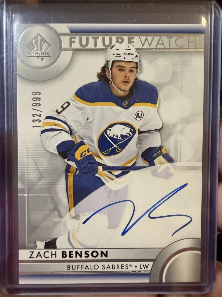 2023-24 SP AUTHENTIC FUTURE WATCH AUTOGRAPH RC #158 ZACH BENSON /999 Auto Rookie - Image 1 of 2