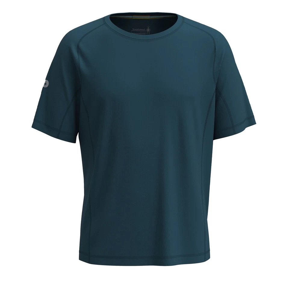 SMARTWOOL Men's Active Ultralite Short Sleeve Shirt - Twilight Blue - XL - Image 1 of 1
