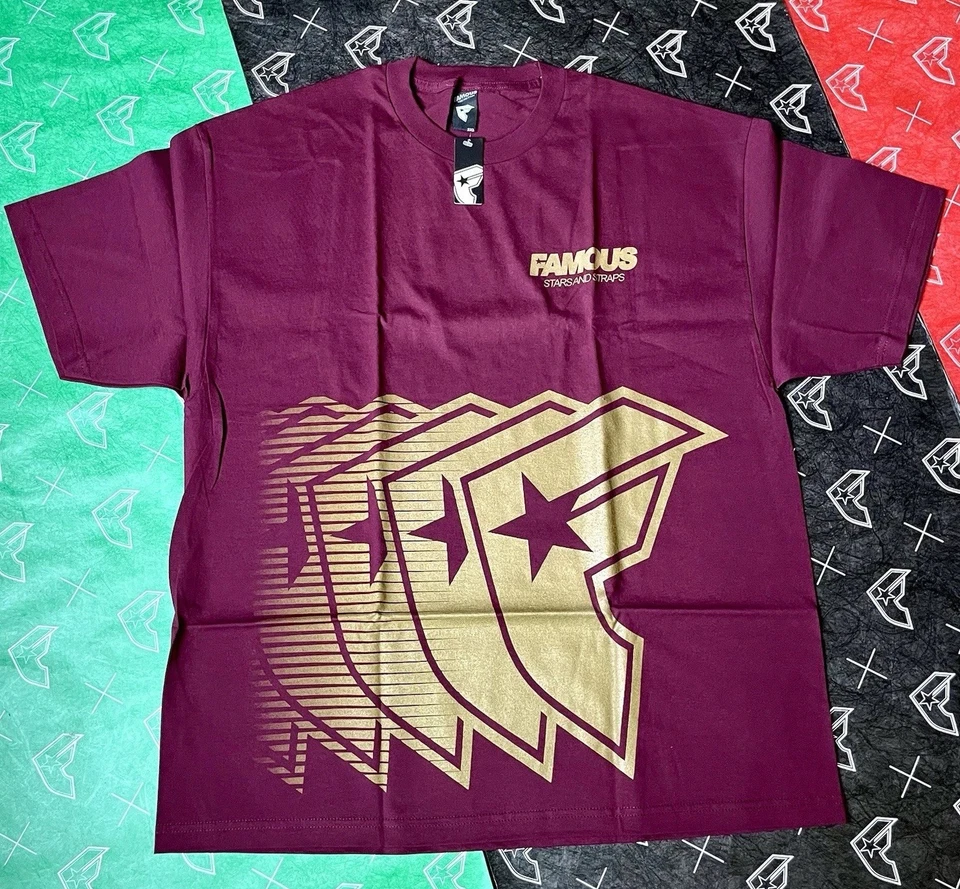 Famous Stars And Straps USC Gold Shirt NWT 2XL Travis Barker Blink 182 Y2K - image 1 of 4