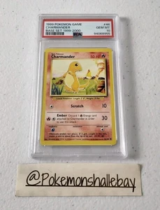 Charmander 46/102 - Base Set WOTC *PSA 10 - GEM MINT* Common Pokemon Card - Picture 1 of 6