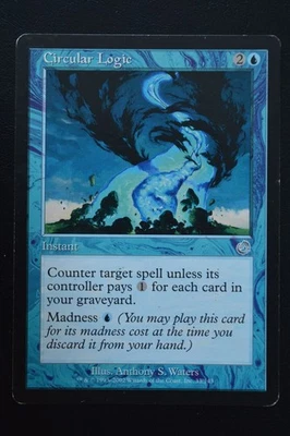 Magic The Gathering MTG CIRCULAR LOGIC Torment MP Moderately Played - Image 1 of 2