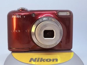 ✨Near Mint✨ Nikon COOLPIX L31 Red 20.1MP Digital Camera Japan PSS Authentic Work - Picture 1 of 14