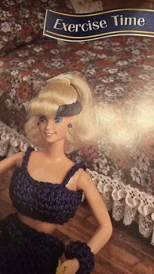 Annie's FASHION Doll CROCHET CLUB PATTERN Exercise Time - Image 1 of 3