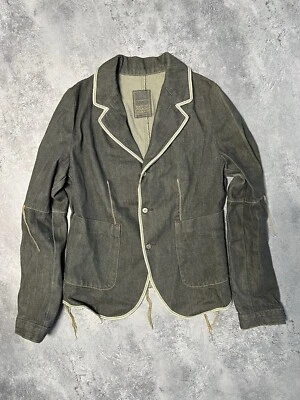 MARITHE FRANCOIS GIRBAUD Denim Casual Blazer Jacket Size US 30 - image 1 of 4