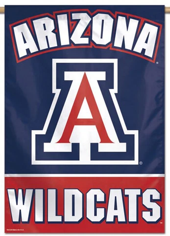 University of ARIZONA WILDCATS Official NCAA Team Logo 28x40 WALL BANNER Cover