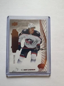 2022-23 UD Premier - First Print Rookies Kent Johnson #131 Bronze #'d 4/199 (RC) - Bild 1 von 2
