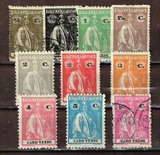 Portuguase Cabo Verde Colonial Empire Ceres stamps 1914 MLH/U AB