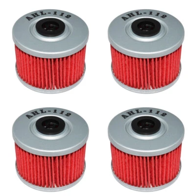 4X Oil Filters for Honda XR 250 350 400 600 CBR250R XL250R TRX250 ABS /XL350R - Image 1 of 4