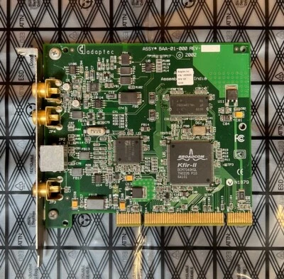 Rare Adaptec VideOh PCI MPEG-2 Video Capture Card PCI PAL NTSC 1999600 BAA-01 - Image 1 of 4