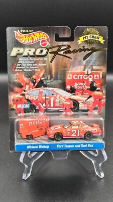 1998 Hot Wheels Pro Racing Citgo Michael Waltrip #21 Pit Crew Ford Taurus — 第 1/2 张图片
