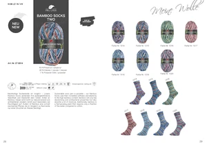 Pro Lana Bamboo Socks Color Two 7x 100g Sockenwolle Bambus Stricken Wolle Set - Bild 1 von 15
