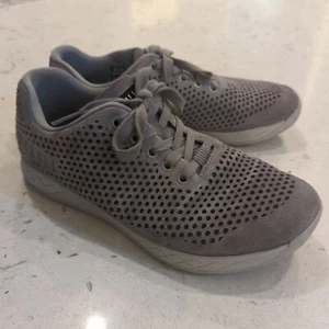 NOBULL Shoes Men's 7.5 Women's 9 Suede Gray Trainer Low Top Sneakers Athletic - Picture 1 of 10