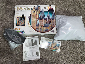 Wrebbit Harry Potter Hogwarts Astronomy Tower 875 Pieces 3D Puzzle Complete Used