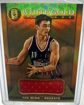 2014-15 Panini Gold Standard White Gold Patch- Yao Ming /49 Houston Rockets Rare - Image 1 of 2