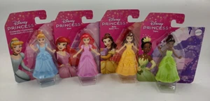 NEW Mattel Disney Princesses Mini Figurine 4 Pack Ariel Belle Cinderella Tiana - Picture 1 of 24