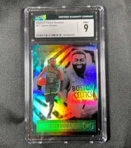 2020- 2021 Panini Illusions #77 Jaylen Brown CGC 9 - Picture 1 of 2