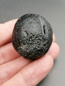 Quality Tektite Philippinite 43,45g / 3,5 cm Meteorite impact glass Bicolite - Picture 1 of 18