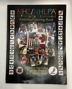 NHL Officially Licensed Kids Activity Coloring Book 1996 Hull, Federov & Lindros - Imagen 1 de 6