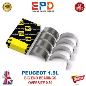 PEUGEOT CITROEN 1.9L DIESEL XUD7 XUD9 BIG END CONROD BEARINGS 0.50 BOXER 060680 - Picture 1 of 5