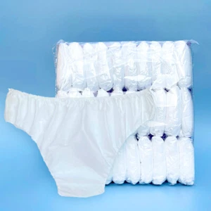 30Pcs Women Ladies Disposable Non Woven Paper Brief Panties Underwear New - Picture 1 of 16
