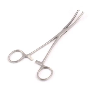 KOCHER HEMOSTAT FORCEPS 7" CURVED SURGICAL INSTRUMENTS - Picture 1 of 3