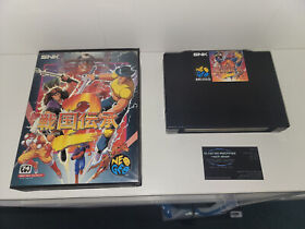 Sengoku 2 Neo-Geo AES Japanese CARTRIDGE+CASE no manual RARE! US SELLER!