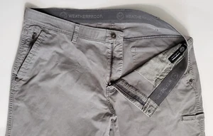 Weatherproof Utility Pant Mens Sz 40 (30.5L) 6-Pocket Lt Gray Stretch Chino Flex - Picture 1 of 7