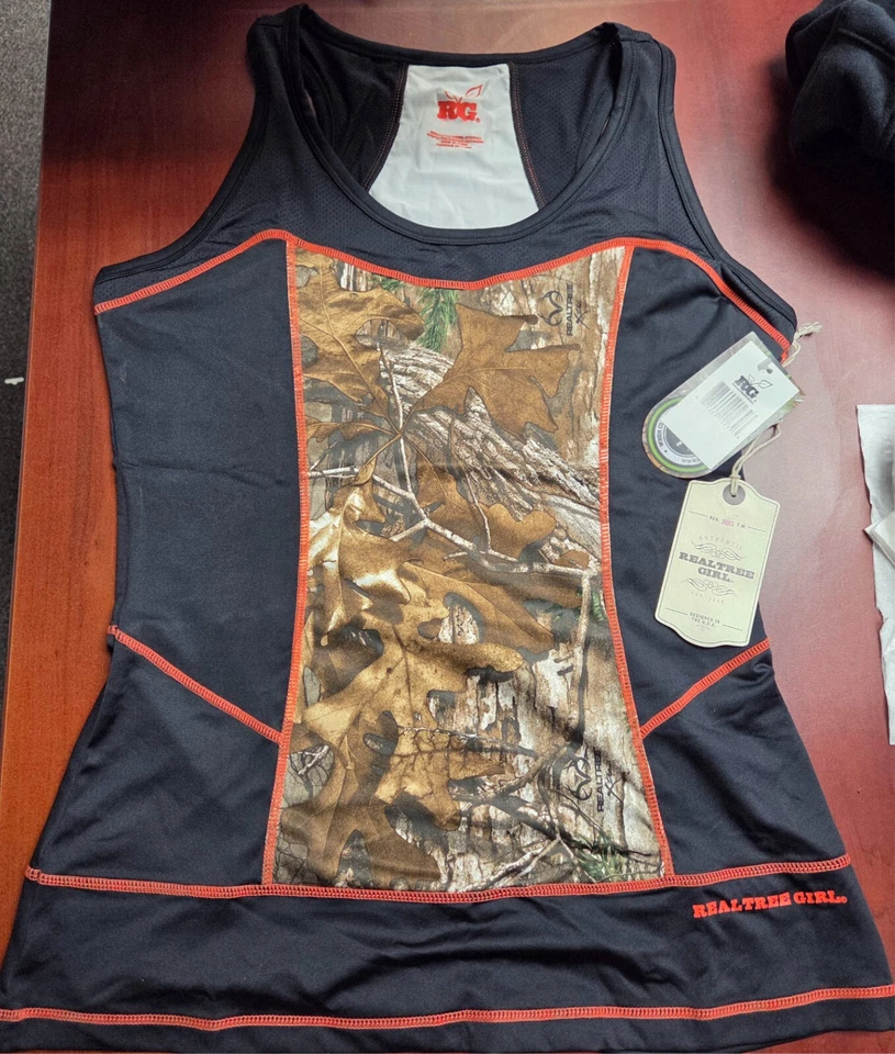 Tanque Realtree Girl #00239 Kia Racerback RT Xtra/Negro X-Grande Foto 1 de 1