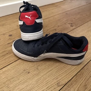 Puma Sneaker Turnschuh Blau Weiß Rot Größe  37,5 - Bild 1 von 5