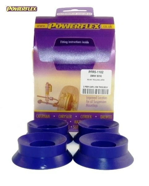 Fits MINI Cooper S R53 R56 PFR5-1102 Powerflex Rear Trailing Arm Insert 05/2003+ - Image 1 of 1