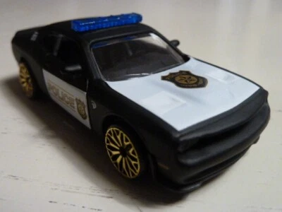 MAJORETTE GLOBAL EMERGENCY VEHICLES DODGE CHALLENGER POLICE - Photo 1/4