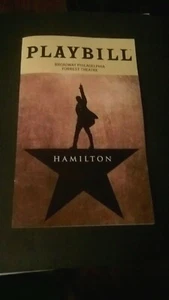 HAMILTON, National Tour Philadelphia Playbill, Forrest Theatre, Aug 2019 - Picture 1 of 1