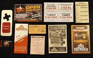 Westward Ho Casino Las Vegas Miscellaneous Items From The Last Days Of The Ho - Picture 1 of 12