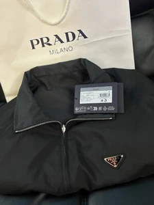 Prada Re-Nylon Black Reversible Jacket SZ XL 56 With Bag And tags - Picture 1 of 13