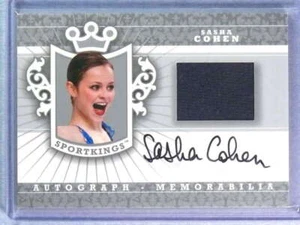 2011 Sport Kings Memorabilia Sasha Cohen Warm-Up Shirt Autograph Auto #AMSC01 - Picture 1 of 1
