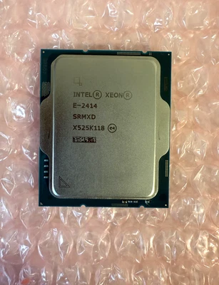 Intel Xeon E-2414 Processor 4Core 4Threads 2.6GHz-4.5GHz TDP-55W LGA-1700 - Image 1 of 2