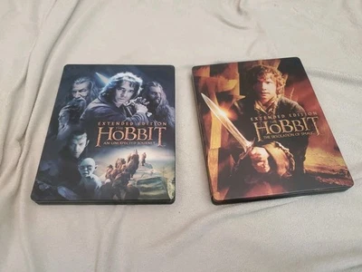 Lot Of 2 Blu Ray Steelbooks - The Hobbit / Unexpected Journey & Desolation Of  - Image 1 of 4