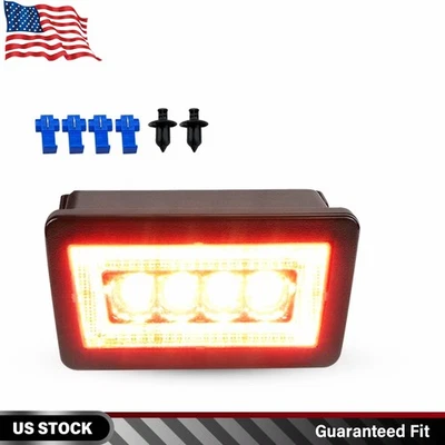 For Subaru WRX / STI 2011-2021 Smoked Lens LED Rear Fog Tail Third Brake Light - Image 1 of 4