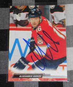 Aleksander Barkov Signed Upper Deck Hockey Card Florida Panthers - Picture 1 of 1