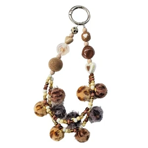 Leopard Print Pendant Cellphone Lanyard Chain For Women Telephone Strap Jewelry - Photo 1 sur 8