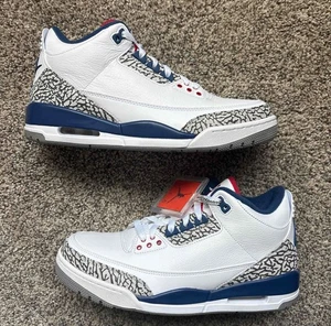 Nike Air Jordan 3 Retro OG True Blue 2016 Size 9.5 Men's - Picture 1 of 10