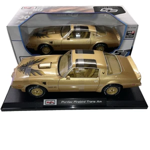 Maisto 1:18 Diecast Modellauto - Pontiac Firebird Trans Am Gold - Bild 1 von 19