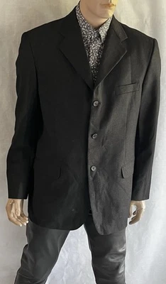 Chaqueta blazer vintage hombre tres botones LANA PURA ITALIA 56 euros (46 EE. UU.) Foto 1 de 4