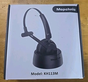 Mopchnic Bluetooth Headset, Wireless W/ USB Dongle AI Noise Canceling KH113M - Zdjęcie 1 z 3