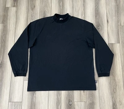 Adidas Shirt Mens Sz 2XL Black Casual Long Sleeve Turtle Neck Climate Outdoors - Image 1 of 4