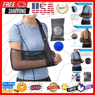 Mesh Arm Shoulder Sling - Medical Shoulder Immobilizer for Shower - Adjustabl... - Image 1 of 4
