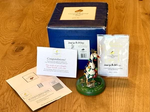 WILL BULLAS Dressed For The Holidays GREENWICH WORKSHOP Porcelain Art w Box +COA - Picture 1 of 22