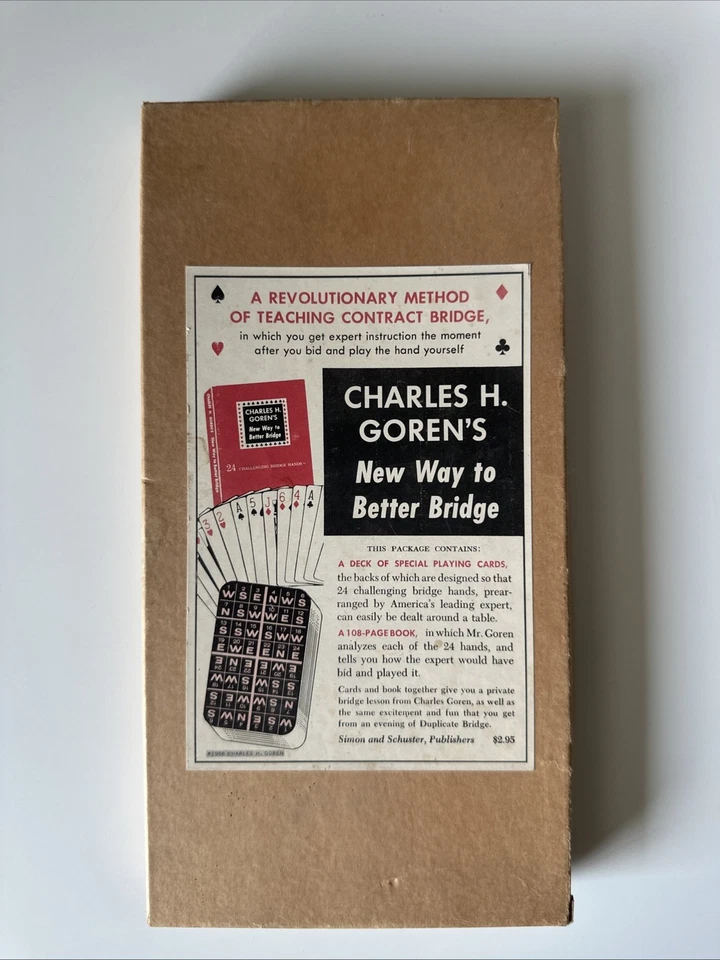 Charles H. Goren's NEW WAY TO BETTER BRIDGE, 1958 First Printing - Image 1 of 3