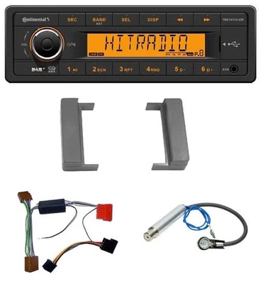 Continental 1DIN DAB MP3 AUX USB Autoradio für Audi A2 A3 8L A4 B5 TT 99-06 Akti - Bild 1 von 4