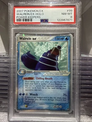 2007 POKEMON EX POWER KEEPERS #99 WALREIN EX-HOLO PSA 8 - Image 1 of 4